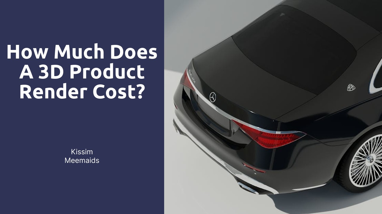 How much does a 3D product render cost?